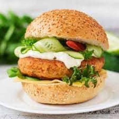Chicken cheese burger