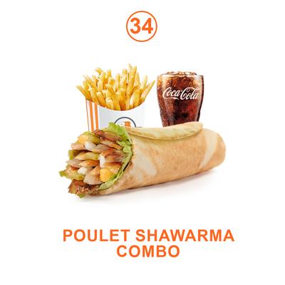 SHAWARMA POULET COMBO