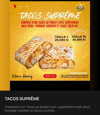 Tacos Supreme Xl
