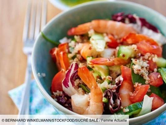 Salade aux Crevette
