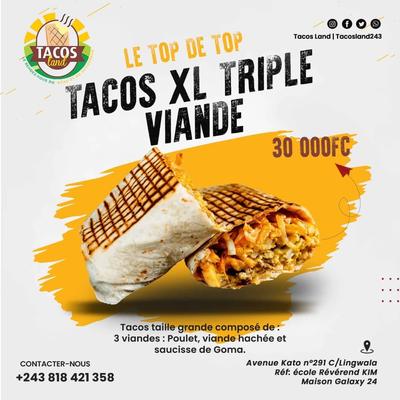 Trop  top Triple viande XL