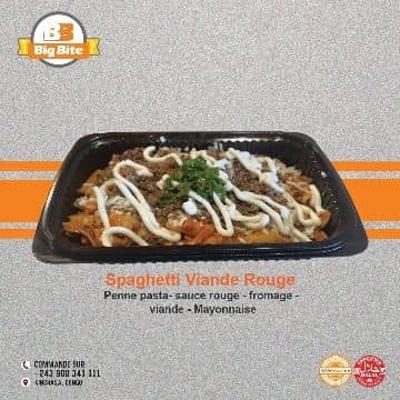 Spaghetti viande rouge