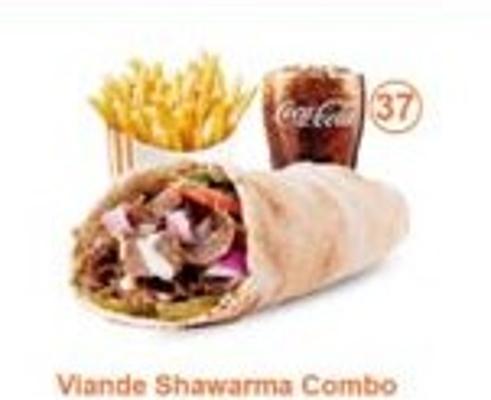 Viande Shawarma combo