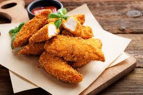 Poulet pané ( 2PCS) frites FE