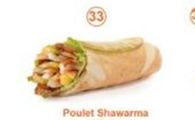 Poulet shawarma