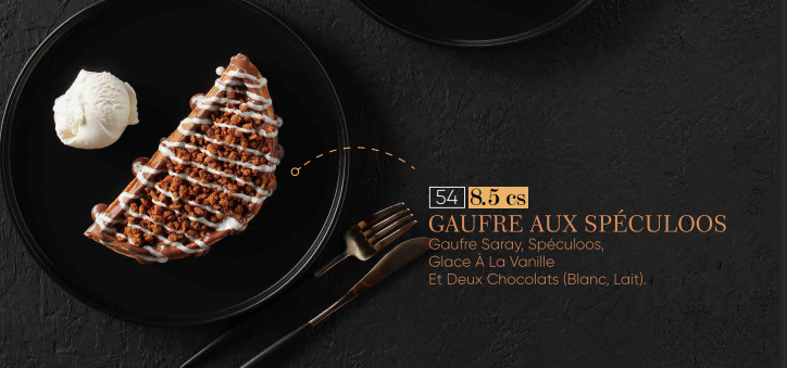 Gaufre aux crêpes speculos