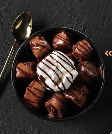 Assiettes de Brownie