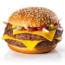 Hamburger double cheese